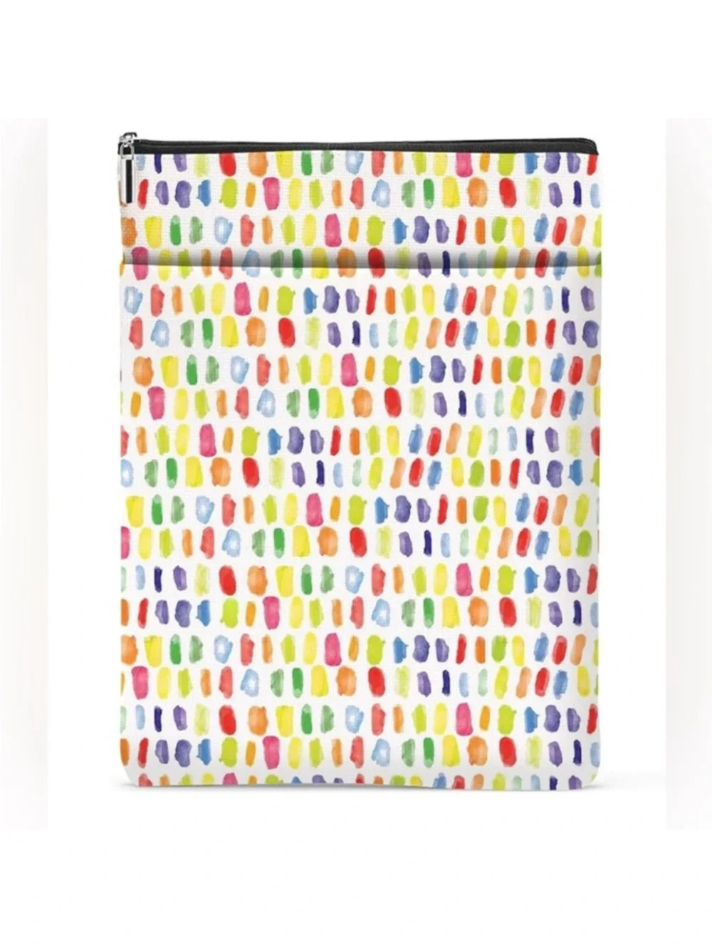 Multicolor New Dot Pattern Zipper Pouch